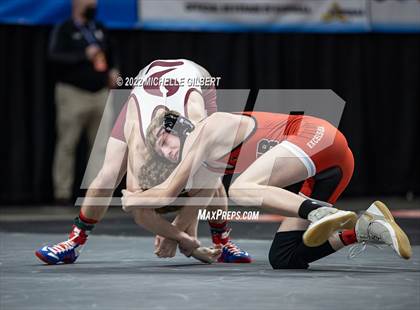 Thumbnail 3 in NYSPHSAA D2 State Championship Wrestling Round 1 photogallery.