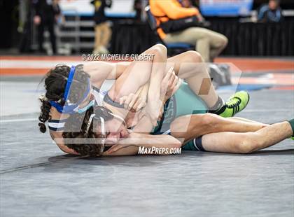 Thumbnail 2 in NYSPHSAA D2 State Championship Wrestling Round 1 photogallery.