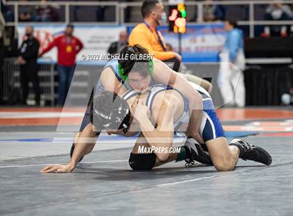 Thumbnail 3 in NYSPHSAA D2 State Championship Wrestling Round 1 photogallery.