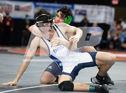 Thumbnail 1 in NYSPHSAA D2 State Championship Wrestling Round 1 photogallery.