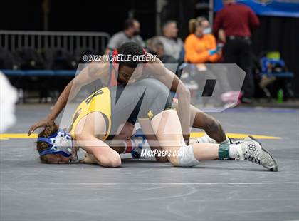 Thumbnail 1 in NYSPHSAA D2 State Championship Wrestling Round 1 photogallery.