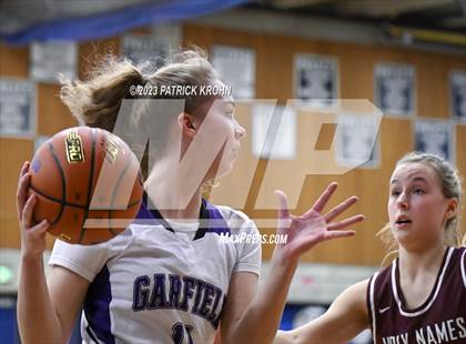 Thumbnail 1 in Garfield vs Holy Names Academy (3A Girls District 2) photogallery.