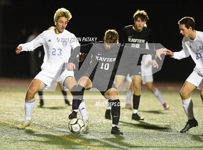 Thumbnail 2 in Glastonbury @ Xavier (CIAC Class LL 2nd Round) photogallery.