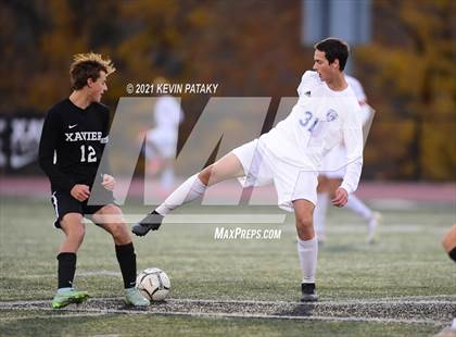 Thumbnail 3 in Glastonbury @ Xavier (CIAC Class LL 2nd Round) photogallery.