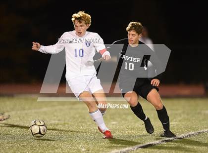 Thumbnail 2 in Glastonbury @ Xavier (CIAC Class LL 2nd Round) photogallery.