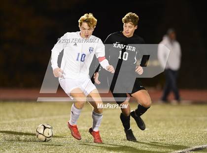 Thumbnail 3 in Glastonbury @ Xavier (CIAC Class LL 2nd Round) photogallery.