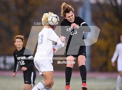 Thumbnail 2 in Glastonbury @ Xavier (CIAC Class LL 2nd Round) photogallery.