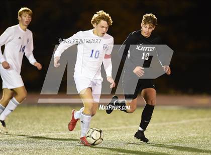 Thumbnail 3 in Glastonbury @ Xavier (CIAC Class LL 2nd Round) photogallery.