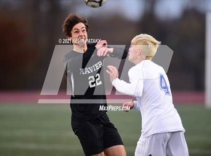 Thumbnail 2 in Glastonbury @ Xavier (CIAC Class LL 2nd Round) photogallery.