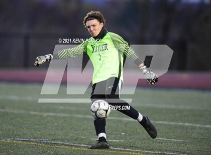 Thumbnail 3 in Glastonbury @ Xavier (CIAC Class LL 2nd Round) photogallery.