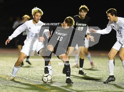 Thumbnail 3 in Glastonbury @ Xavier (CIAC Class LL 2nd Round) photogallery.