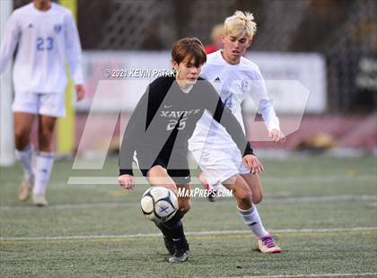 Thumbnail 2 in Glastonbury @ Xavier (CIAC Class LL 2nd Round) photogallery.
