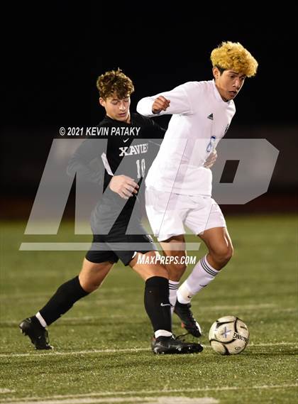 Thumbnail 2 in Glastonbury @ Xavier (CIAC Class LL 2nd Round) photogallery.
