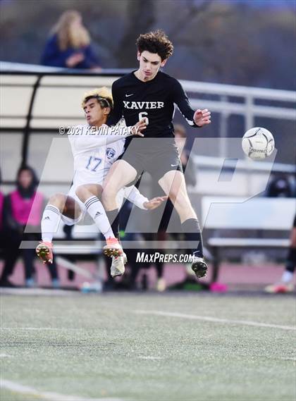 Thumbnail 2 in Glastonbury @ Xavier (CIAC Class LL 2nd Round) photogallery.