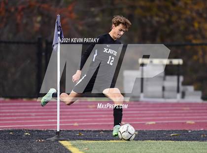 Thumbnail 2 in Glastonbury @ Xavier (CIAC Class LL 2nd Round) photogallery.