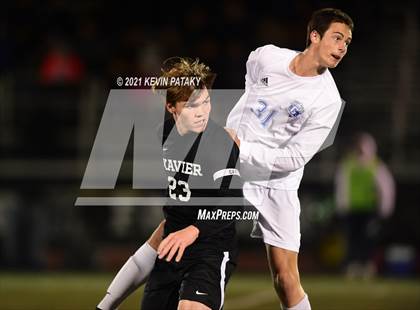 Thumbnail 2 in Glastonbury @ Xavier (CIAC Class LL 2nd Round) photogallery.
