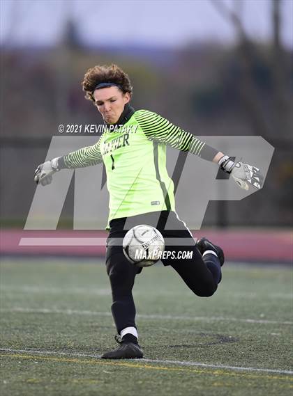 Thumbnail 3 in Glastonbury @ Xavier (CIAC Class LL 2nd Round) photogallery.