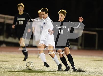 Thumbnail 3 in Glastonbury @ Xavier (CIAC Class LL 2nd Round) photogallery.