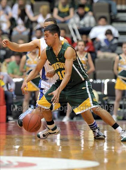 Thumbnail 3 in Bakersfield Christian vs. Kingsburg (CIF CS D4 Final) photogallery.