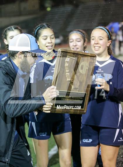 Thumbnail 1 in Academy of Our Lady of Peace @ Flintridge Prep (CIF SoCal Regional D3 Final) photogallery.