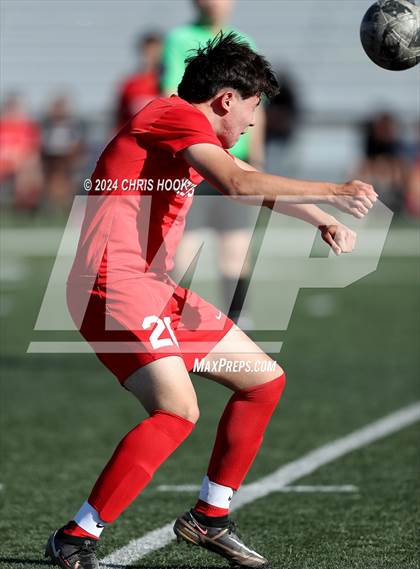 Thumbnail 1 in Tucson High Magnet School vs Ironwood Ridge (Brandon Bean Soccer Tournament) photogallery.