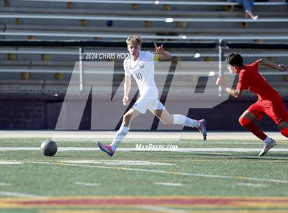 Thumbnail 3 in Tucson High Magnet School vs Ironwood Ridge (Brandon Bean Soccer Tournament) photogallery.