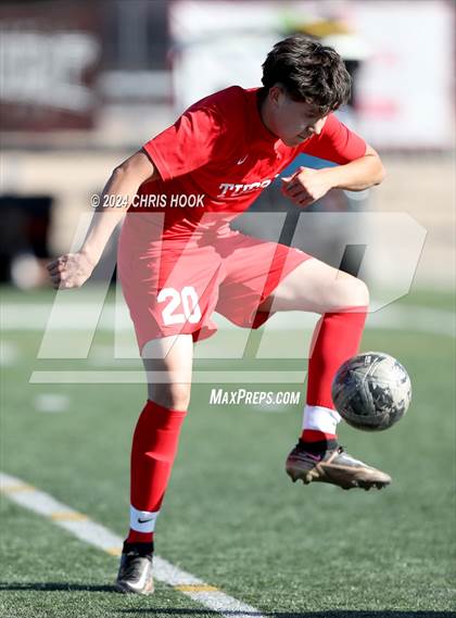 Thumbnail 1 in Tucson High Magnet School vs Ironwood Ridge (Brandon Bean Soccer Tournament) photogallery.