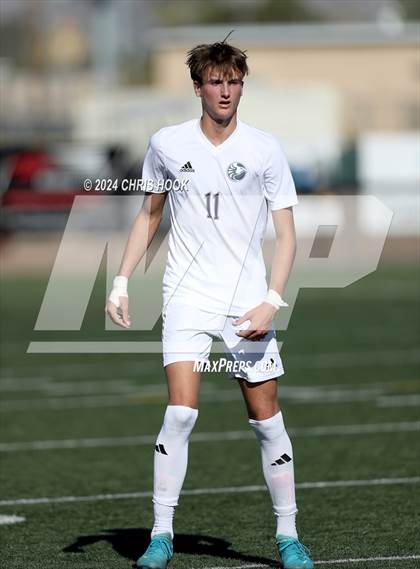 Thumbnail 3 in Tucson High Magnet School vs Ironwood Ridge (Brandon Bean Soccer Tournament) photogallery.