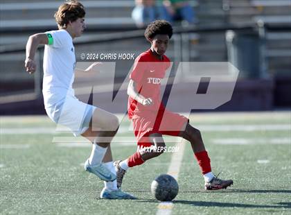 Thumbnail 1 in Tucson High Magnet School vs Ironwood Ridge (Brandon Bean Soccer Tournament) photogallery.