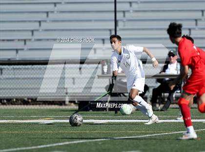 Thumbnail 2 in Tucson High Magnet School vs Ironwood Ridge (Brandon Bean Soccer Tournament) photogallery.