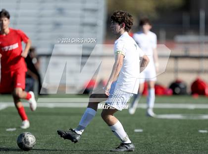 Thumbnail 1 in Tucson High Magnet School vs Ironwood Ridge (Brandon Bean Soccer Tournament) photogallery.