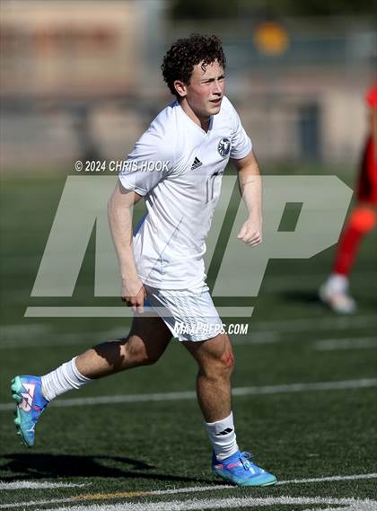 Thumbnail 2 in Tucson High Magnet School vs Ironwood Ridge (Brandon Bean Soccer Tournament) photogallery.