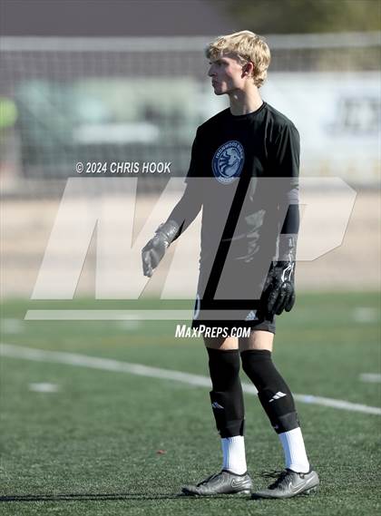 Thumbnail 3 in Tucson High Magnet School vs Ironwood Ridge (Brandon Bean Soccer Tournament) photogallery.