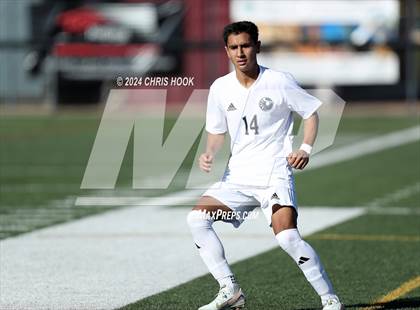 Thumbnail 1 in Tucson High Magnet School vs Ironwood Ridge (Brandon Bean Soccer Tournament) photogallery.