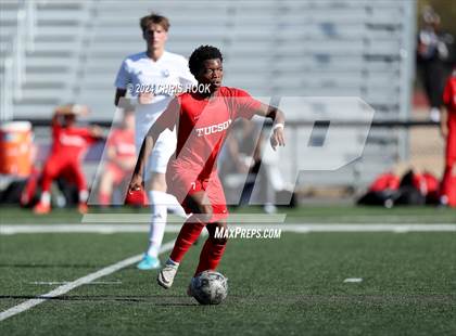 Thumbnail 3 in Tucson High Magnet School vs Ironwood Ridge (Brandon Bean Soccer Tournament) photogallery.