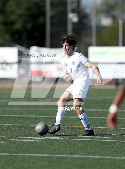 Thumbnail 2 in Tucson High Magnet School vs Ironwood Ridge (Brandon Bean Soccer Tournament) photogallery.