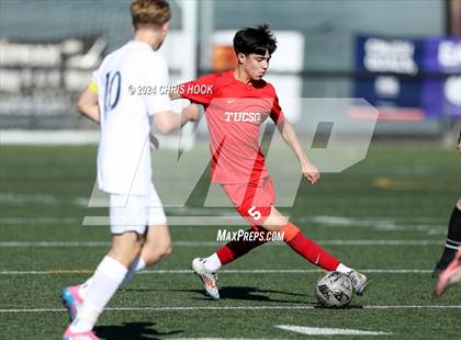 Thumbnail 1 in Tucson High Magnet School vs Ironwood Ridge (Brandon Bean Soccer Tournament) photogallery.