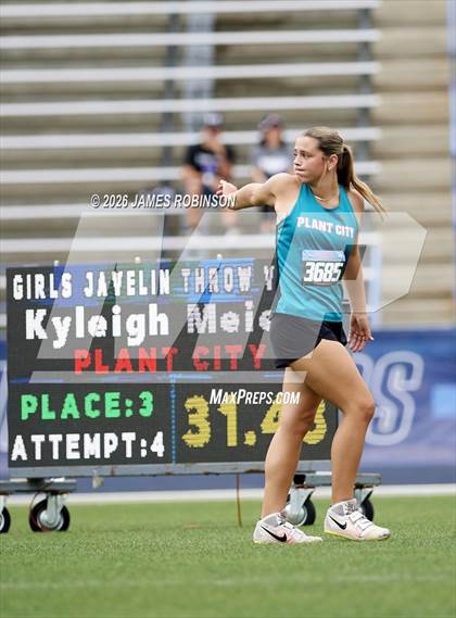 Thumbnail 2 in FHSAA Class 4A Final (Javelin) photogallery.