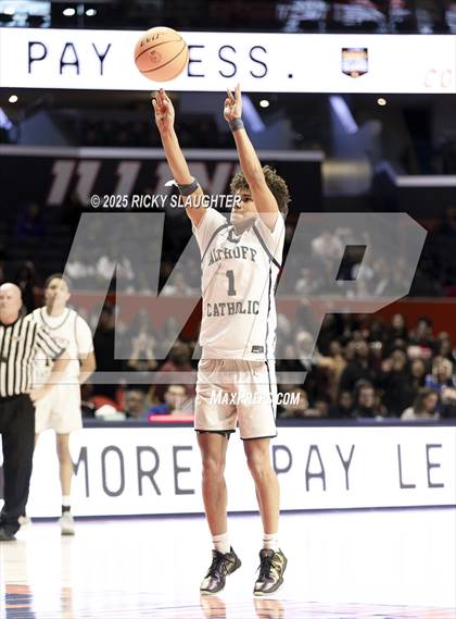 Thumbnail 2 in Althoff Catholic vs. Christ the King (IHSA 2A Semi Final) photogallery.