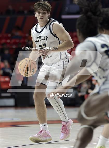 Thumbnail 3 in Althoff Catholic vs. Christ the King (IHSA 2A Semi Final) photogallery.