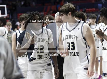 Thumbnail 3 in Althoff Catholic vs. Christ the King (IHSA 2A Semi Final) photogallery.
