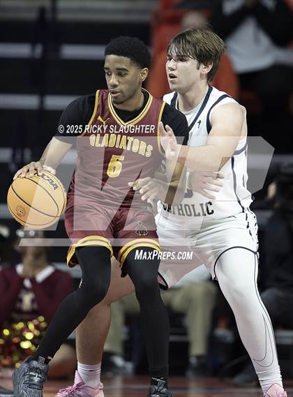 Thumbnail 2 in Althoff Catholic vs. Christ the King (IHSA 2A Semi Final) photogallery.