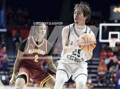 Thumbnail 2 in Althoff Catholic vs. Christ the King (IHSA 2A Semi Final) photogallery.