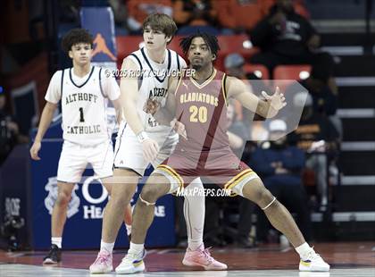Thumbnail 2 in Althoff Catholic vs. Christ the King (IHSA 2A Semi Final) photogallery.