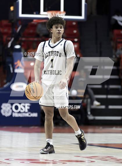 Thumbnail 2 in Althoff Catholic vs. Christ the King (IHSA 2A Semi Final) photogallery.