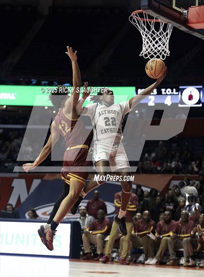 Thumbnail 3 in Althoff Catholic vs. Christ the King (IHSA 2A Semi Final) photogallery.