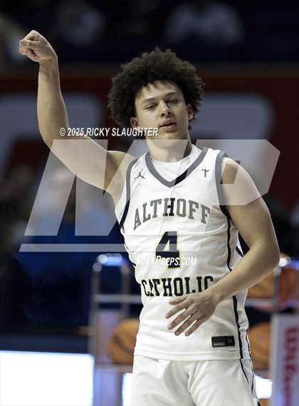 Thumbnail 1 in Althoff Catholic vs. Christ the King (IHSA 2A Semi Final) photogallery.