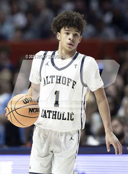 Thumbnail 2 in Althoff Catholic vs. Christ the King (IHSA 2A Semi Final) photogallery.