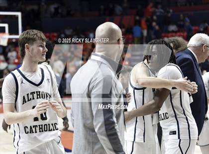 Thumbnail 1 in Althoff Catholic vs. Christ the King (IHSA 2A Semi Final) photogallery.