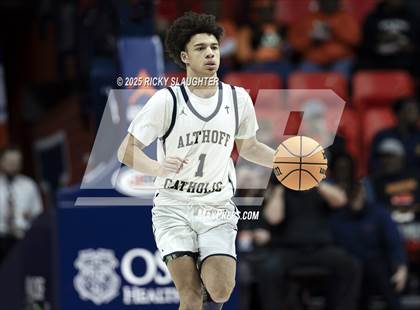 Thumbnail 1 in Althoff Catholic vs. Christ the King (IHSA 2A Semi Final) photogallery.